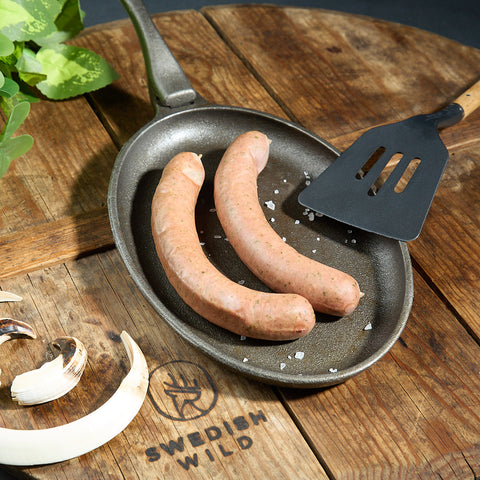Wild boar sausage - ramsons