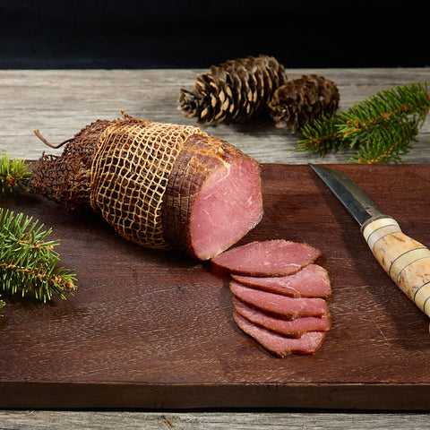 Smoked wild boar roast
