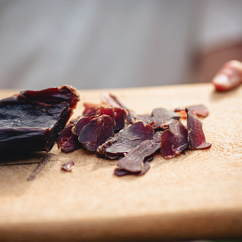 Dried reindeer meat - lightly smoked