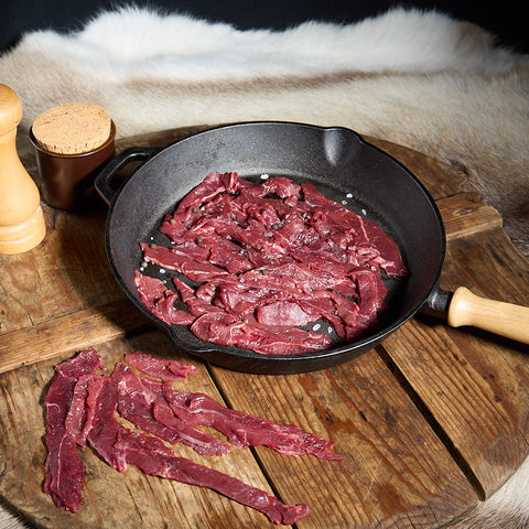 Sautéed reindeer