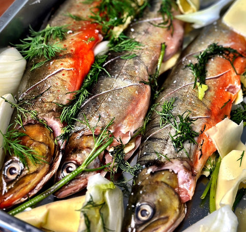 Wild caught arctic char