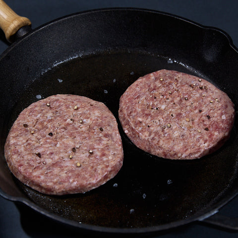 Wild boar burgers