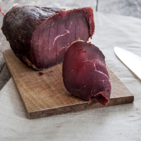 Smoked moose topside