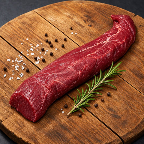 Moose calf tenderloin