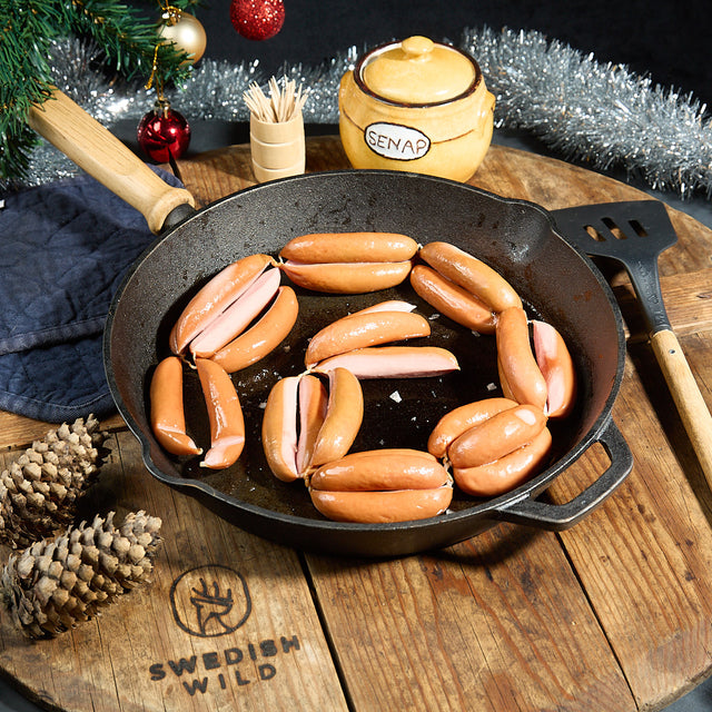 Buy Wild Boar Prinskorv online at Swedish Wild