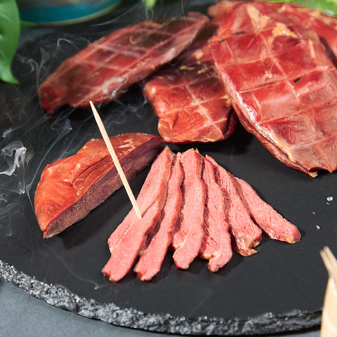 Smoked wild duck breast