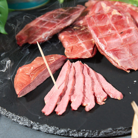 Smoked wild duck breast