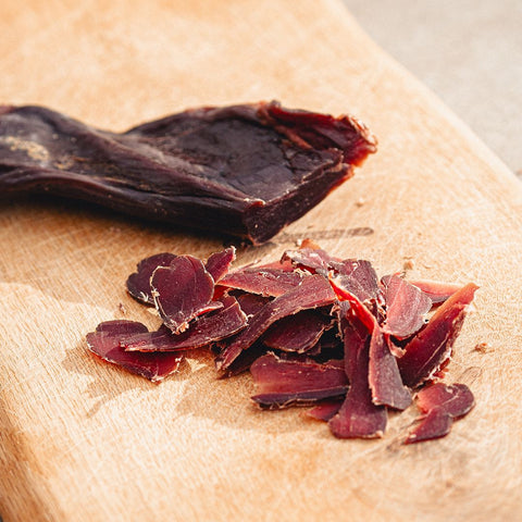 Dried reindeer meat - lightly smoked 