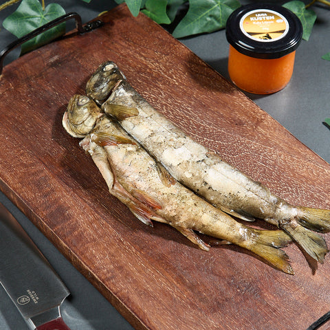Wild caught hot-smoked Arctic char