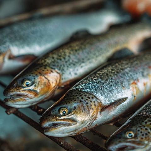 Wild caught mountain trout