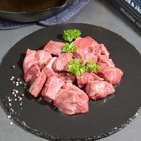 Moose stew cuts
