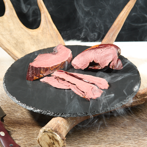 Smoked moose heart